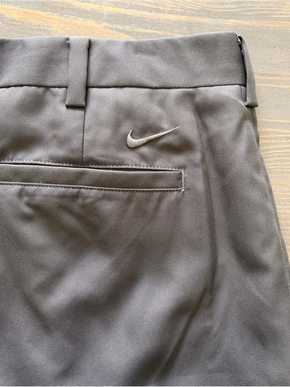 Nike Golf Gray Dri-FIT Performance Pants with Embroidered Swoosh
